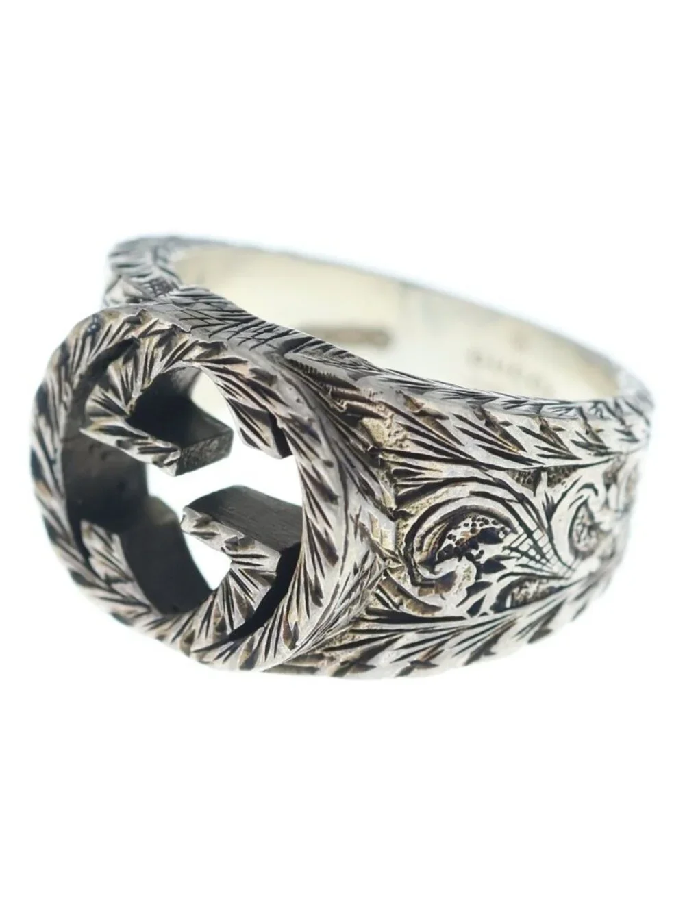 Gucci Interlocking Ring Silver